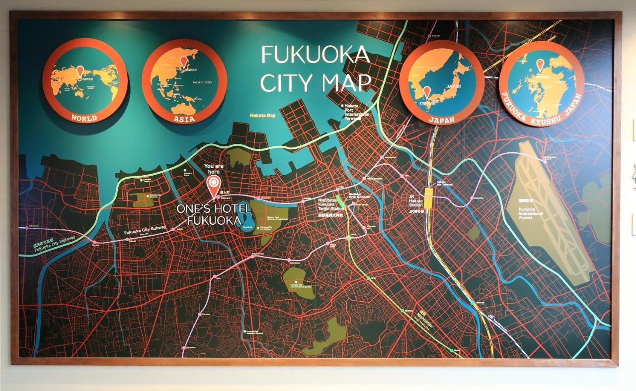 One'S Hotel Fukuoka Εξωτερικό φωτογραφία